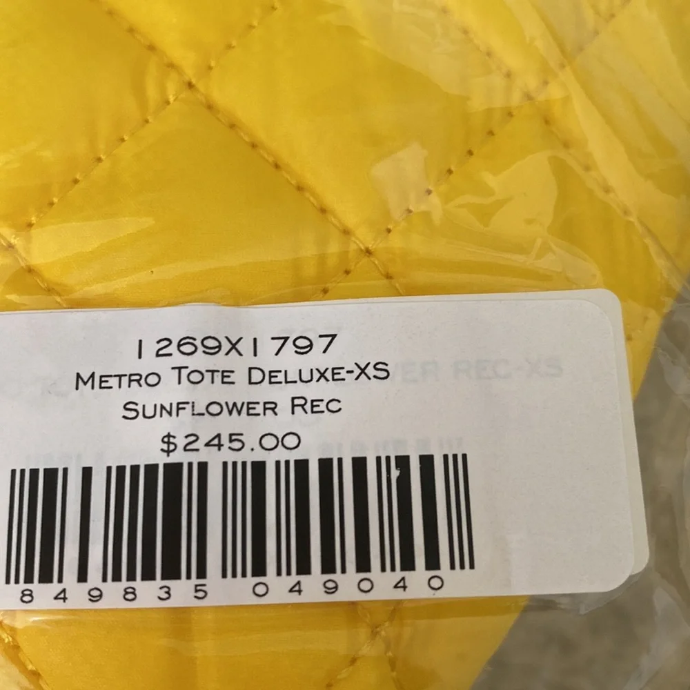 MZ WALLACE METRO TOTE DELUXE - XS. Sunflower - Picture 3 of 8